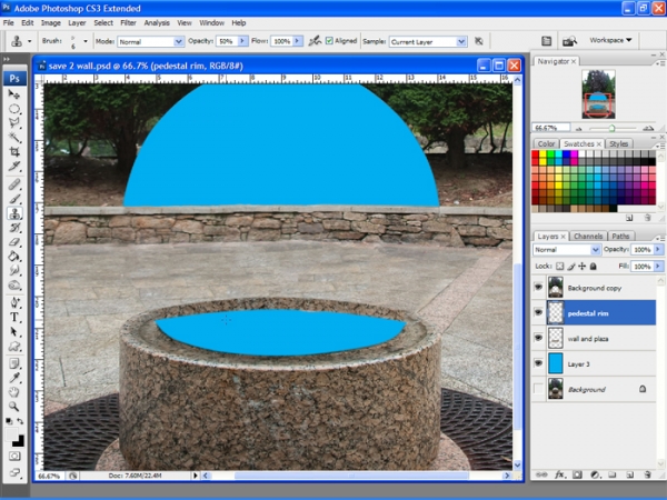 Creation of Summer Globe: Step 2